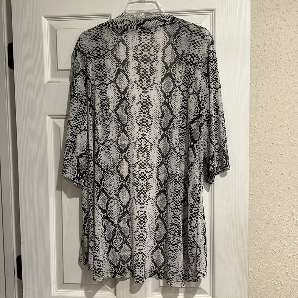 Crazy Train Python Print Kimono - image 5